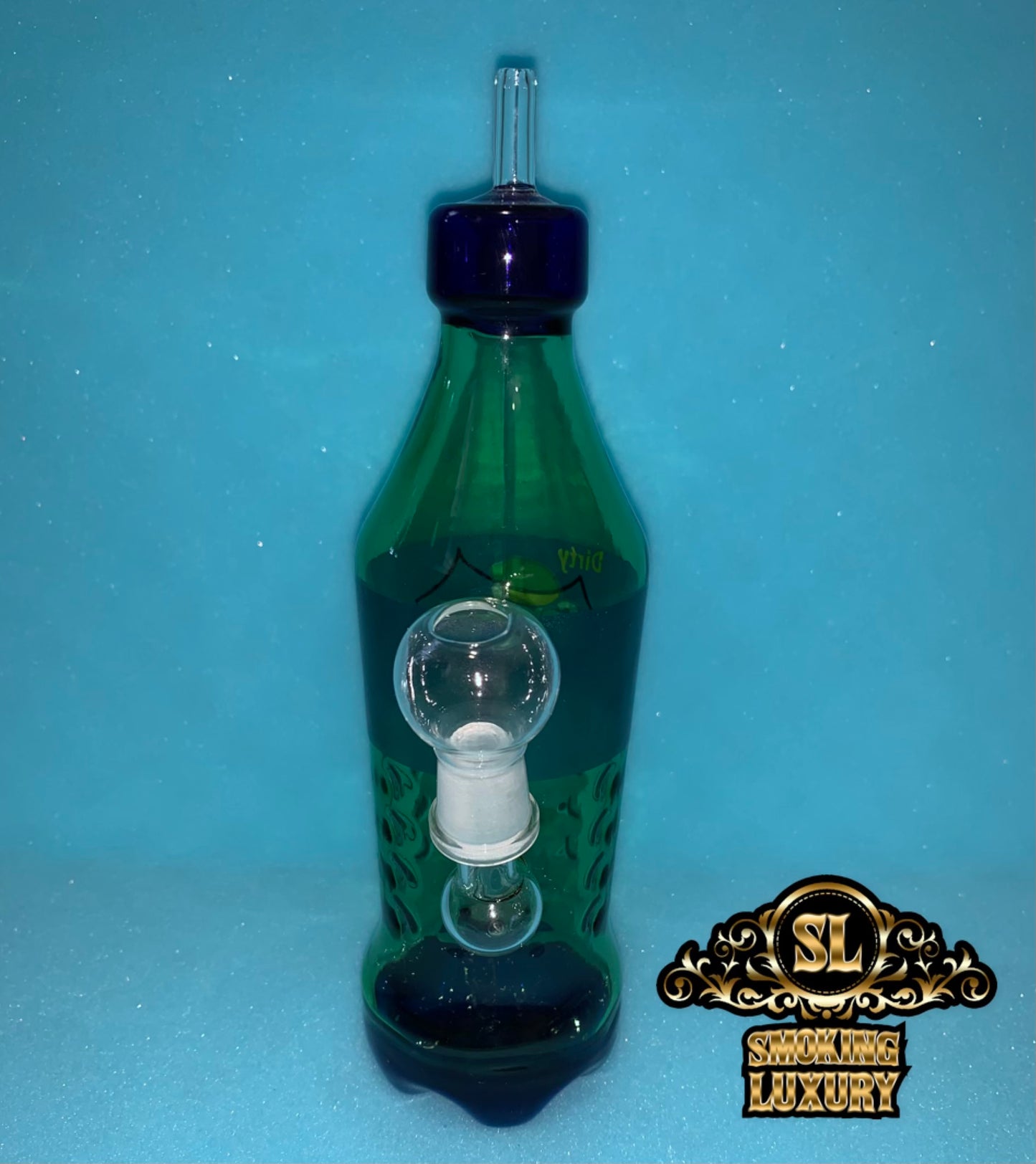 Smoking “LUXURY” Dirty Spritech Glass Pipe