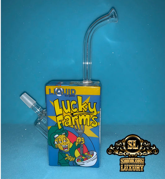 Smoking LUXURY Glass Pipes LUCKY FARMS